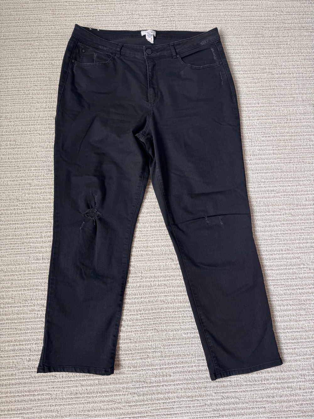 Caslon Black Straight-Leg Women’s Jeans — Classic Everyday Fit